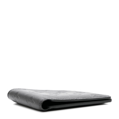 Louis Vuitton Calfskin Monogram Shadow Multiple Wallet Black 4 of 6