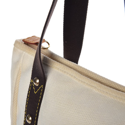 Louis Vuitton Toile Antigua Cabas MM Tote White 8 of 9