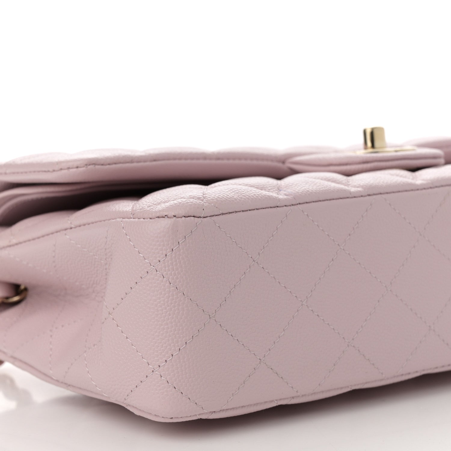 Chanel Caviar Quilted Medium Double Flap Light Pink 9 of 13