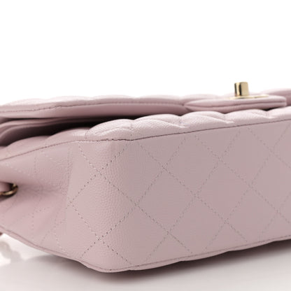 Chanel Caviar Quilted Medium Double Flap Light Pink 9 of 13
