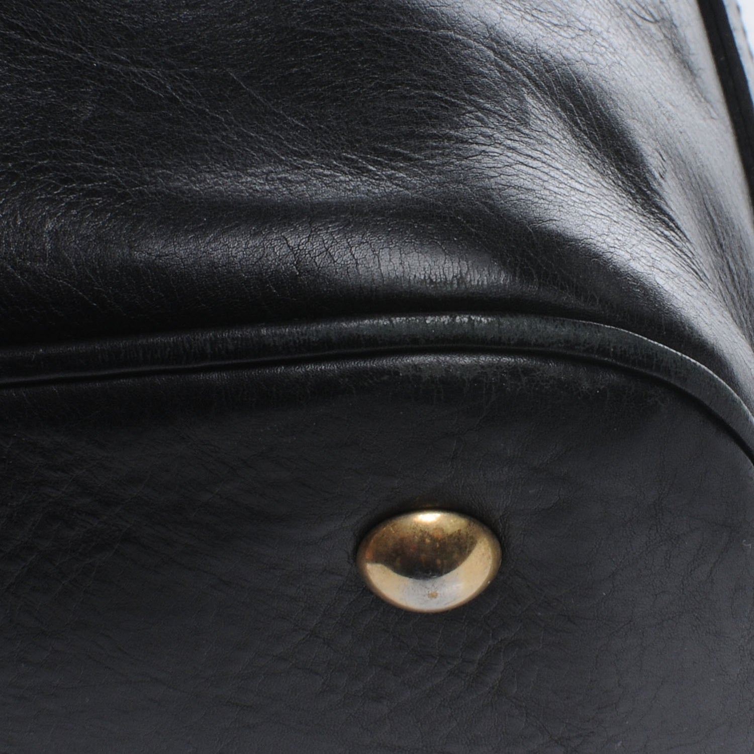 Saint Laurent Leather Large Muse Black 9 of 11