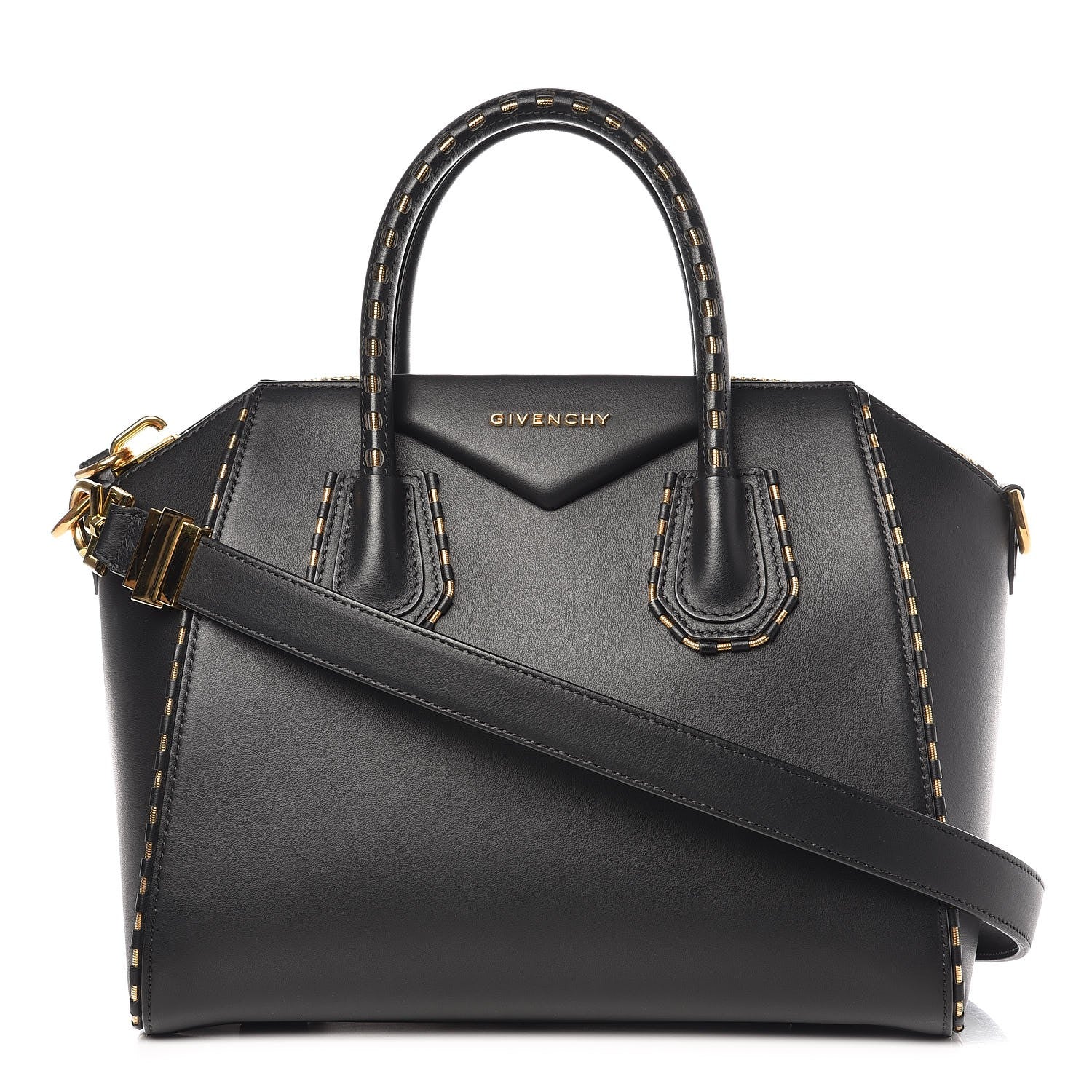 Givenchy Calfskin Chain Detail Small Antigona Black 2 of 13