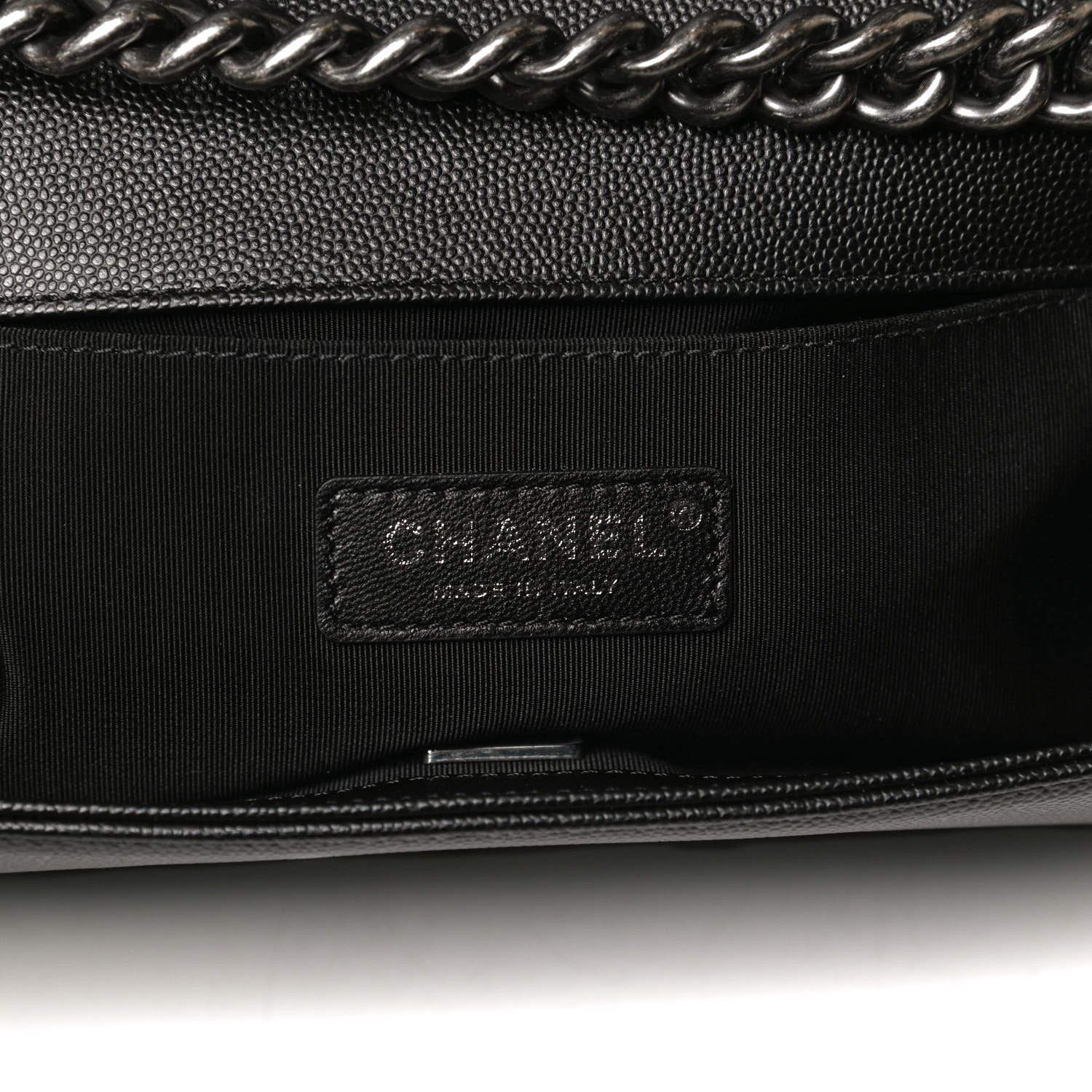 Chanel Caviar Quilted Medium Boy Flap Black 6 of 13