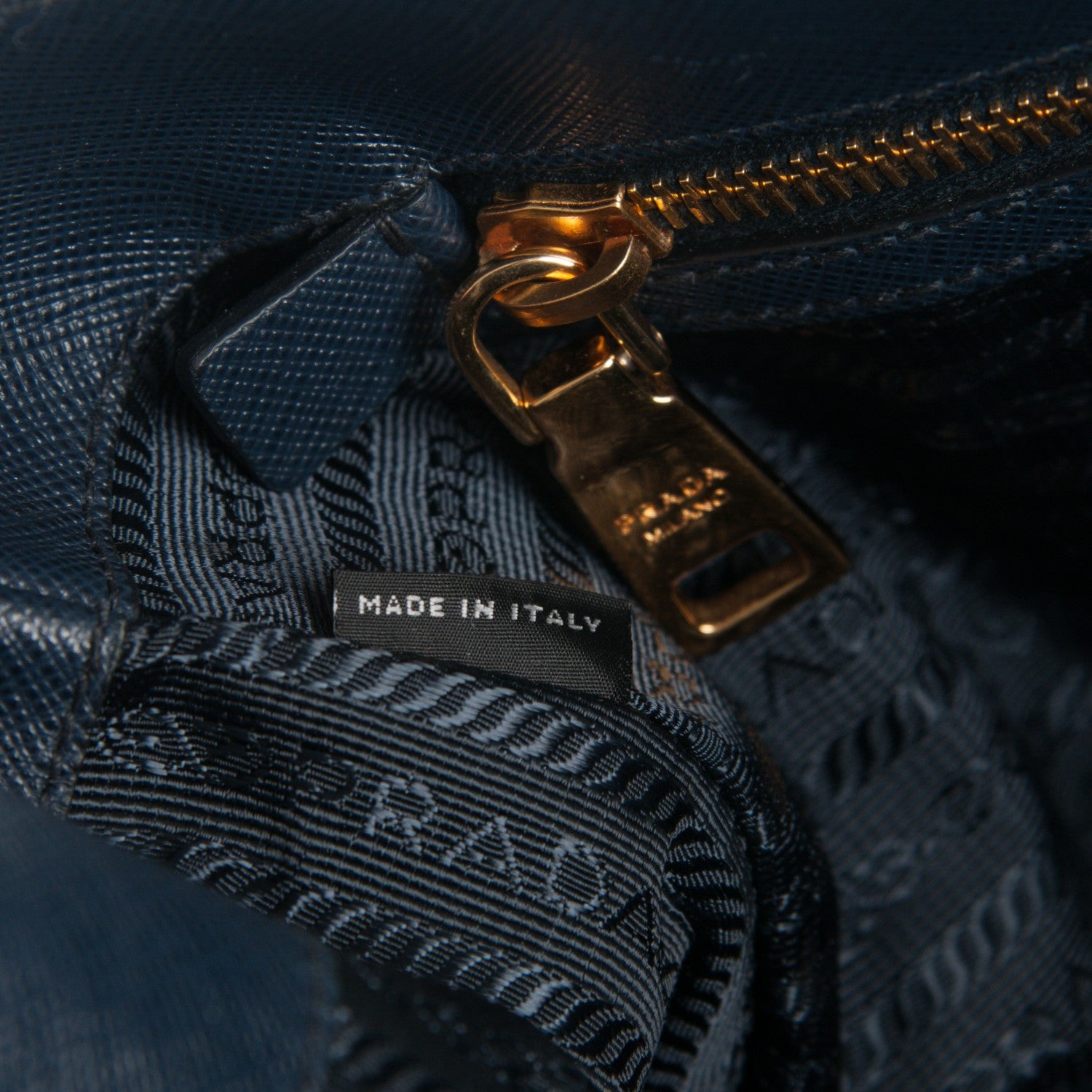 Prada Saffiano Lux Large Tote Baltico 7 of 9