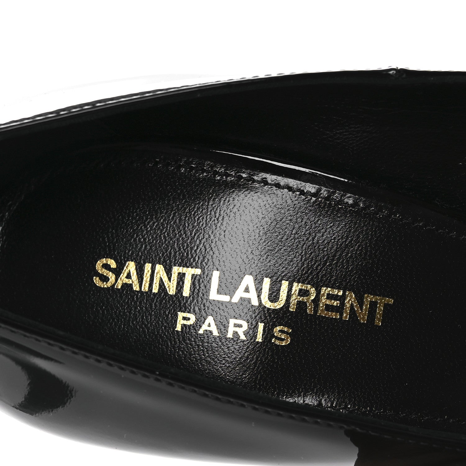 Saint Laurent Vernice Grupy Opyum 110 Pumps 38 Black 9 of 12