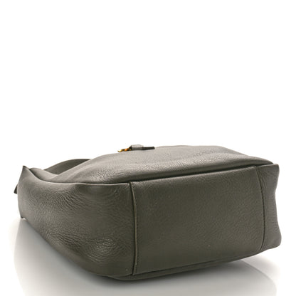 Saint Laurent Smooth Calfskin Small Le 5 A 7 Soft Hobo Light Musk 4 of 9