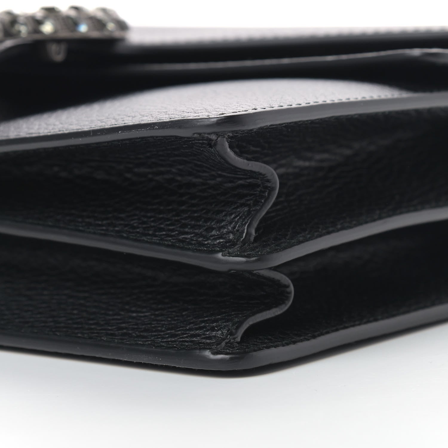 Gucci Pebbled Calfskin Small Dionysus Shoulder Bag Black 9 of 9