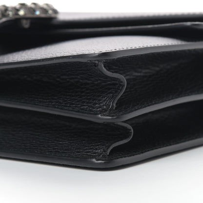Gucci Pebbled Calfskin Small Dionysus Shoulder Bag Black 9 of 9