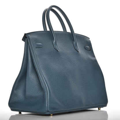 Hermes Fjord Birkin 40 Bleu Tempete 3 of 28