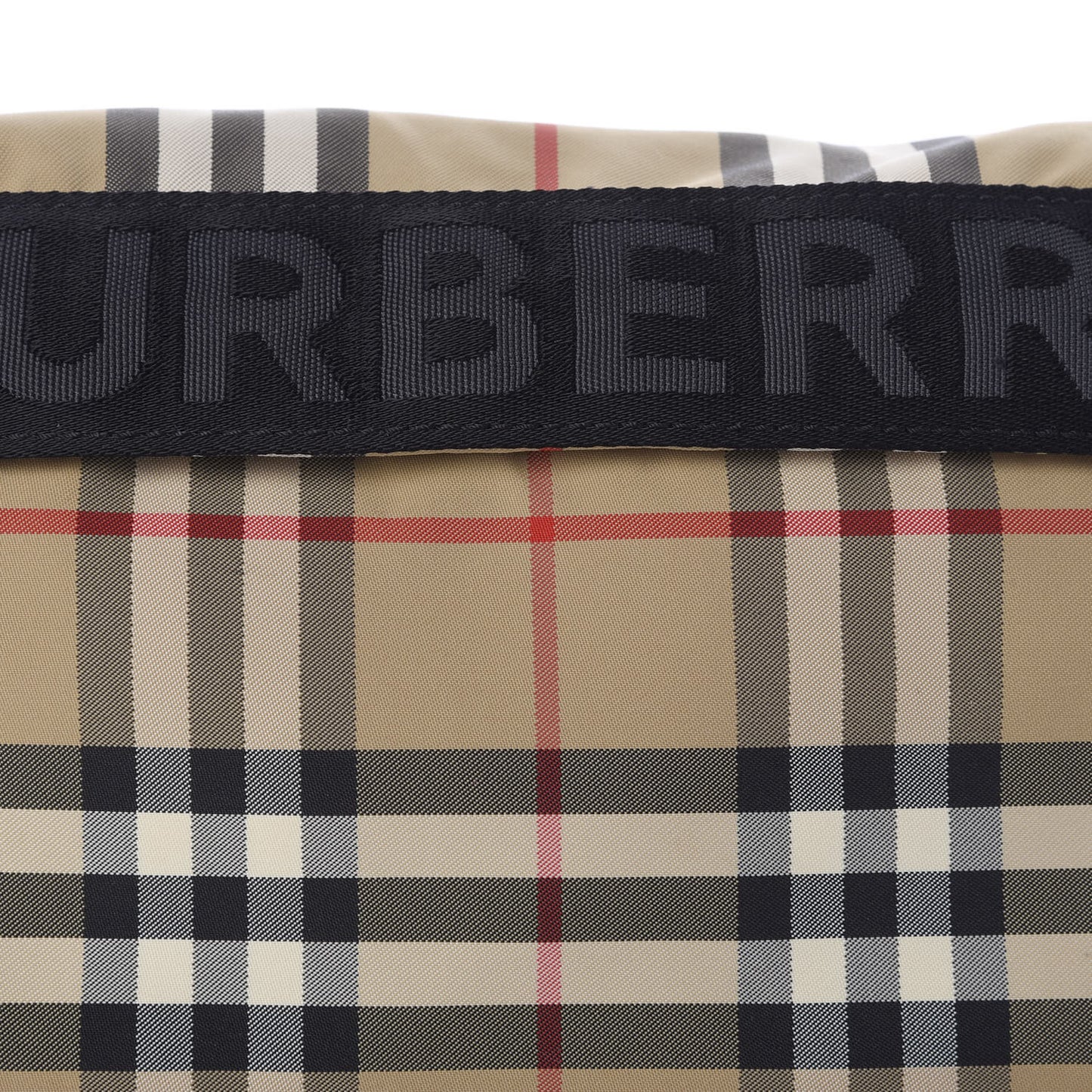 Nylon Vintage Check Sonny Bum Bag Archive Beige Black