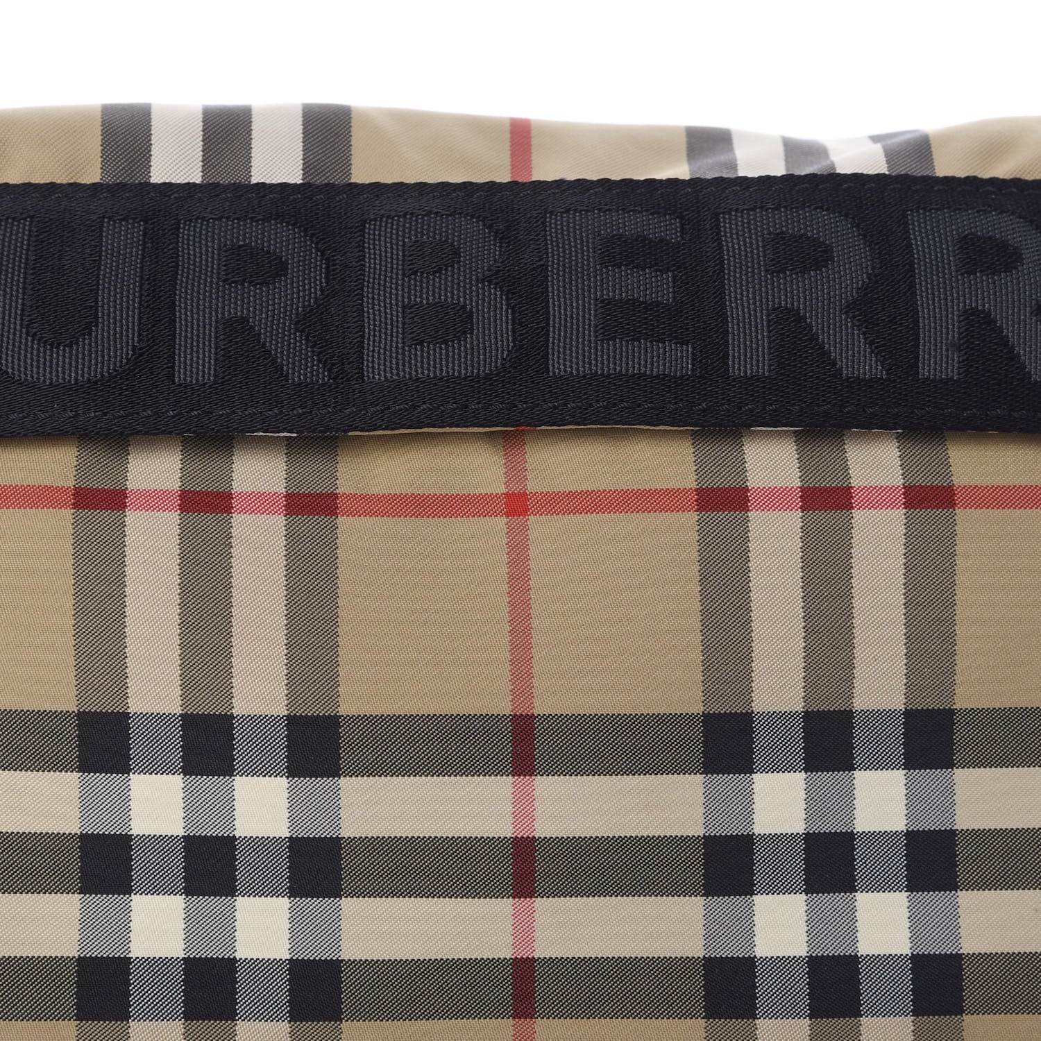 Burberry Nylon Vintage Check Sonny Bum Bag Archive Beige Black 7 of 7