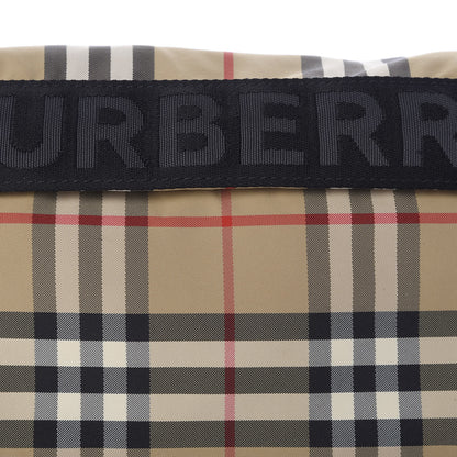 Burberry Nylon Vintage Check Sonny Bum Bag Archive Beige Black 7 of 7