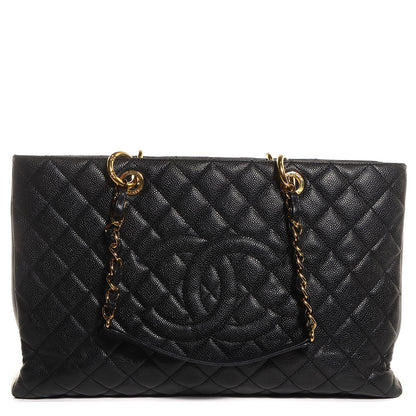 Chanel Caviar XL Grand Shopping Tote GST Black 1 of 7