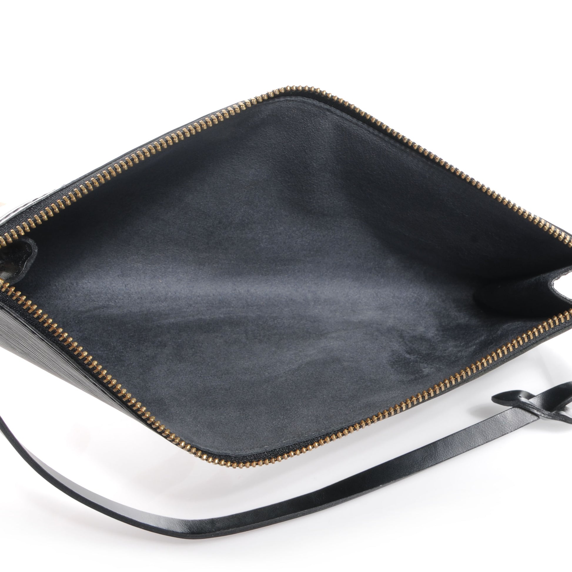 Louis Vuitton Epi Pochette Accessories 24 Black 5 of 7