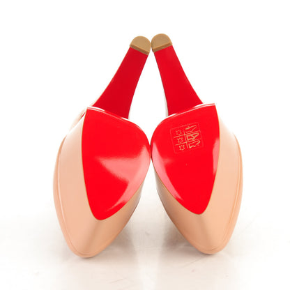 Christian Louboutin Patent Alta Vicky 160 Pumps 38.5 Nude 5 of 6