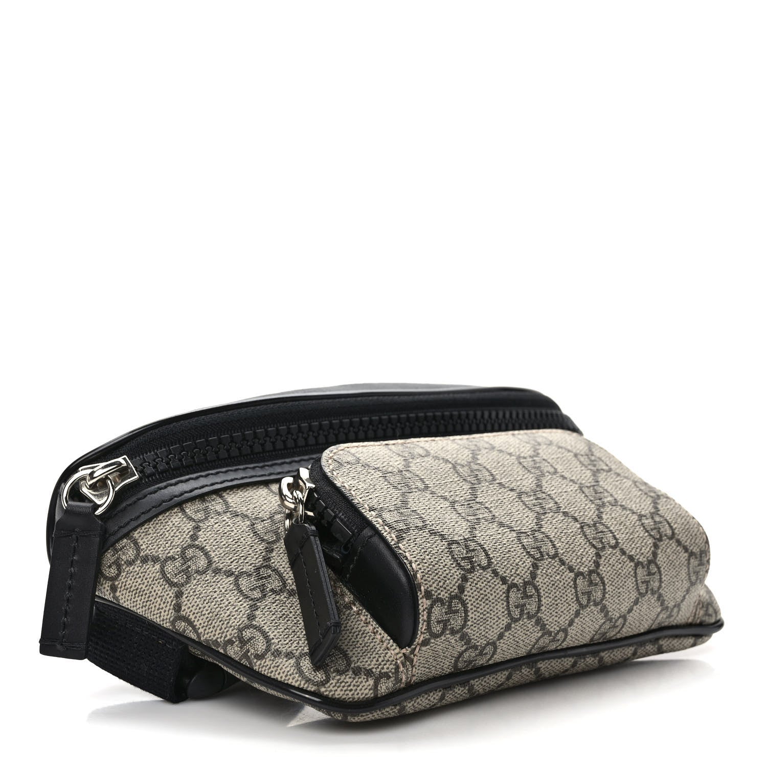 Gucci GG Supreme Monogram Belt Bag Black 4 of 9