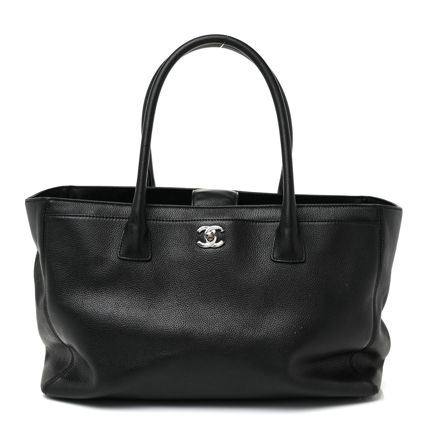 Chanel Calfskin Cerf Executive Shopper Tote Black 1 of 33