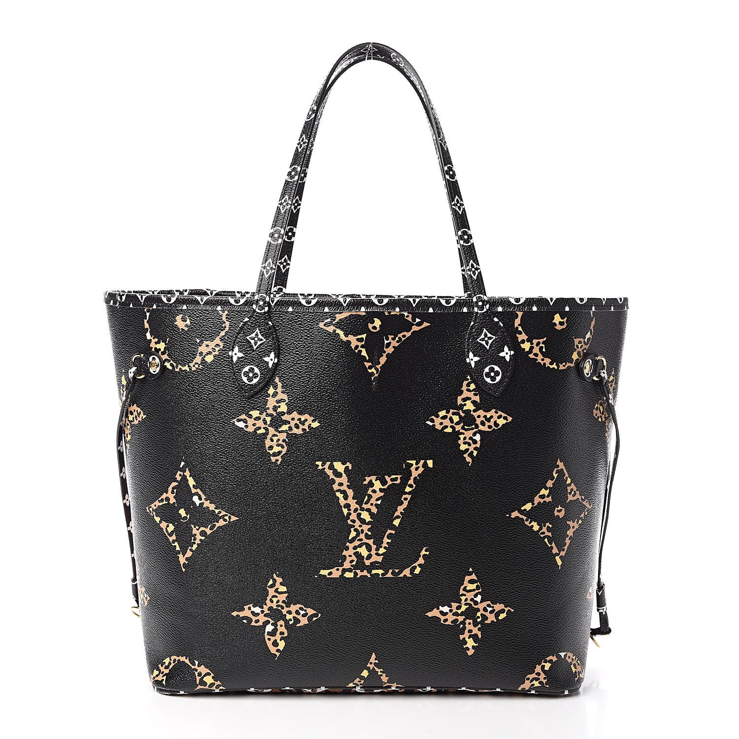 Louis Vuitton Monogram Giant Jungle Neverfull MM Black 3 of 18