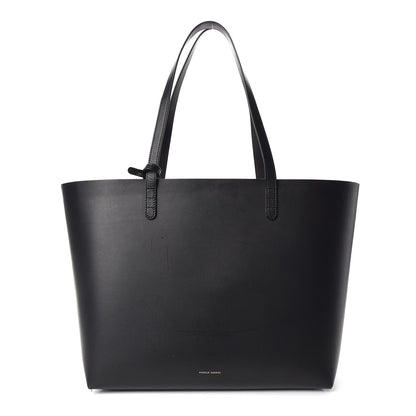Mansur Gavriel Calfskin Large Shopping Tote Black Flamma 3 of 12
