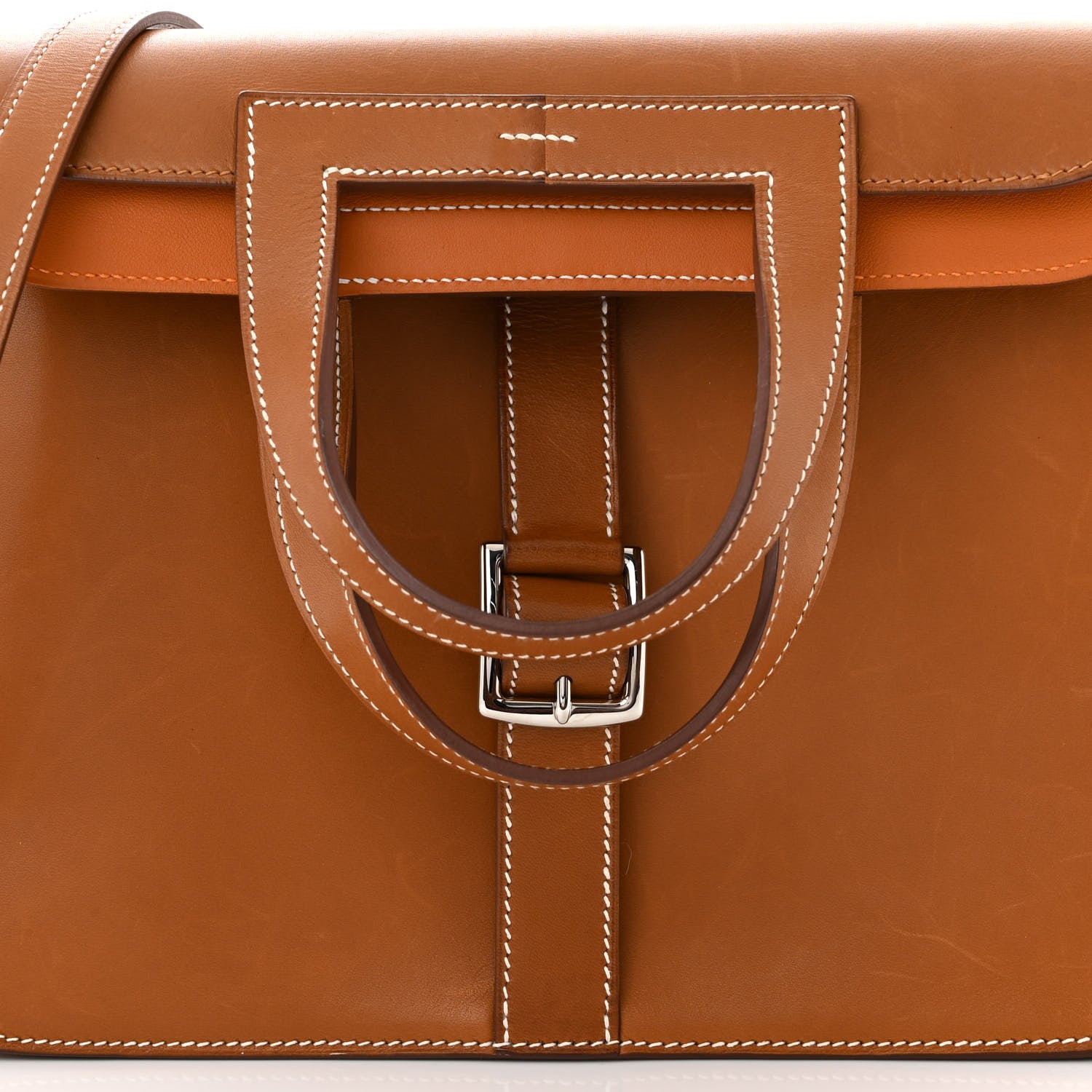 Hermes Barenia Faubourg Halzan 31 Fauve Potiron 8 of 12