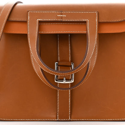 Hermes Barenia Faubourg Halzan 31 Fauve Potiron 8 of 12