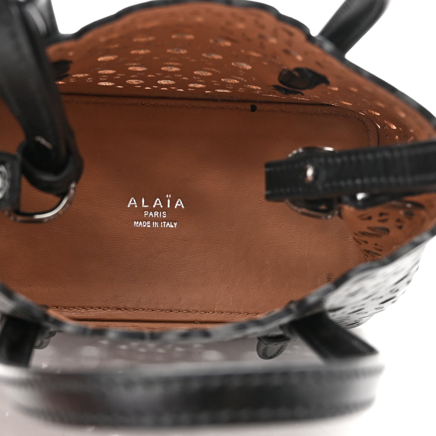 Calfskin Vienne Wave Mina 16 Bag  Black