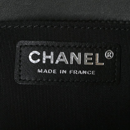 Chanel Calfskin Quilted Medium Boy Flap So Black 6 of 11