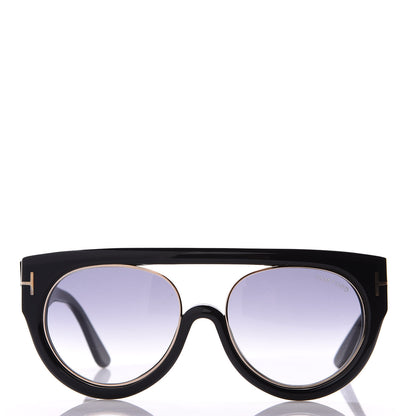 Tom Ford Alana Aviator Round Sunglasses TF360 Black 3 of 8