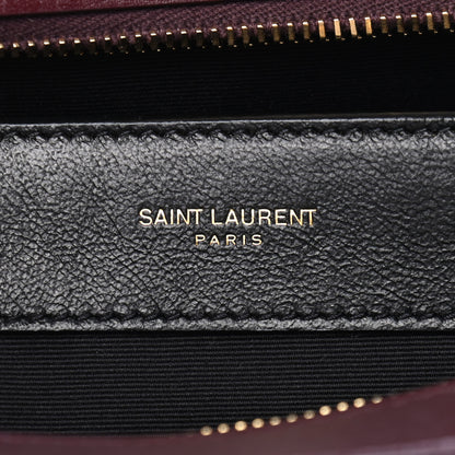 Saint Laurent Canvas Calfskin Medium Uptown Tote Dark Beige 6 of 11