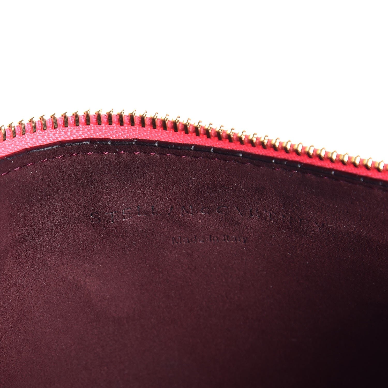 Stella McCartney Alter Nappa Logo Pouch Neon Pink 6 of 8