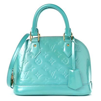 Louis Vuitton Vernis Alma BB Blue Lagon 1 of 16