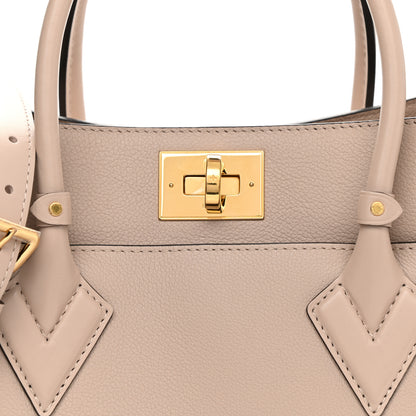 Louis Vuitton Calfskin Monogram On My Side Greige 8 of 10