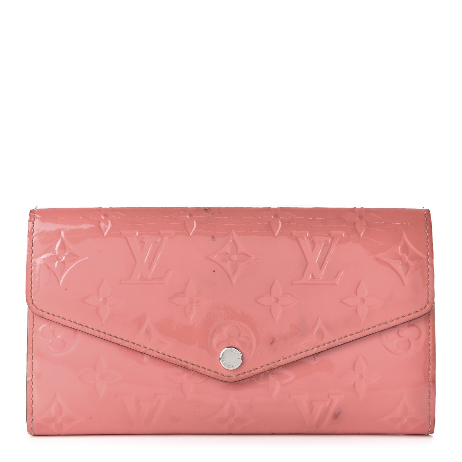 Louis Vuitton Vernis Sarah Wallet NM Poppy 1 of 12
