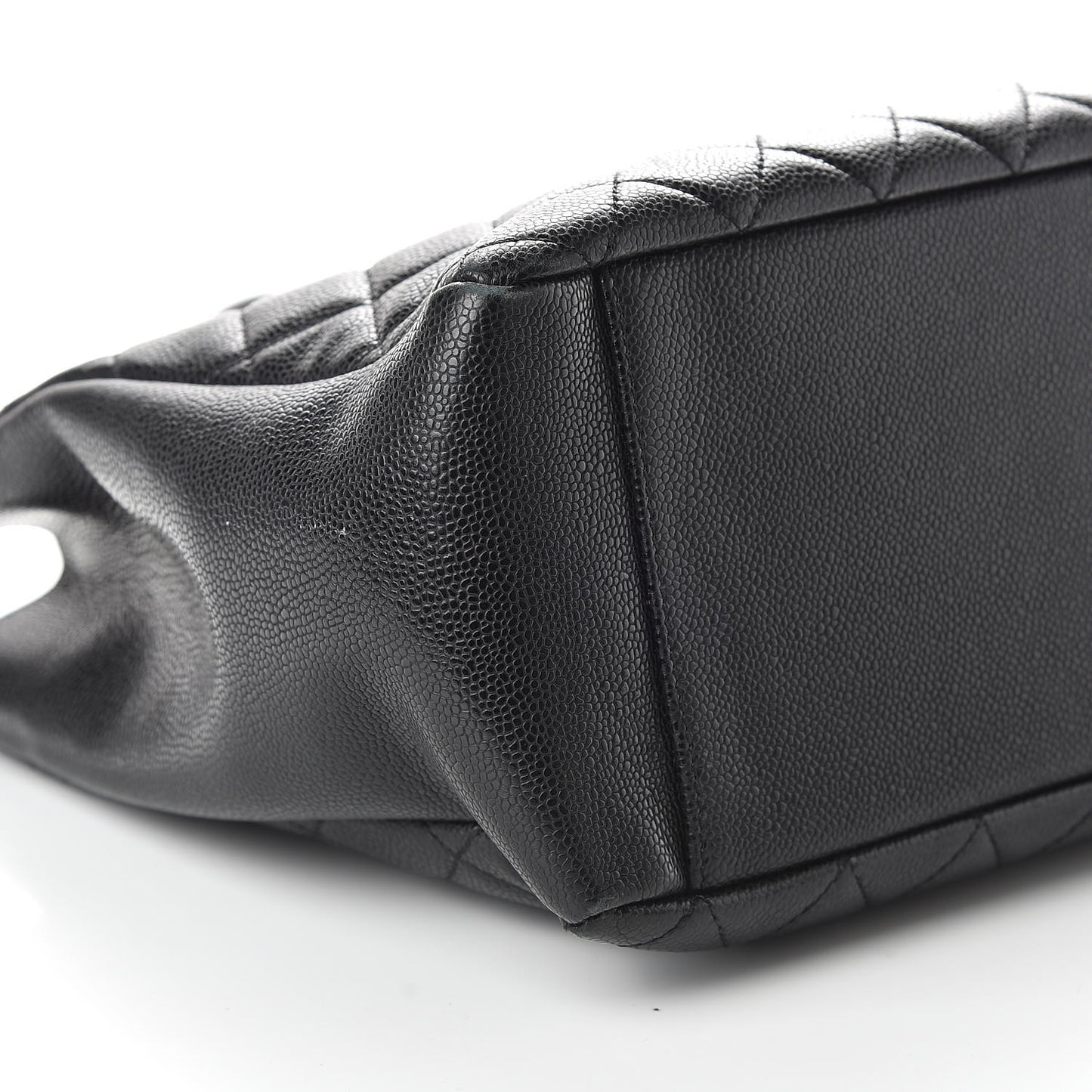 Caviar Quilted Grand Shopping Tote GST Black