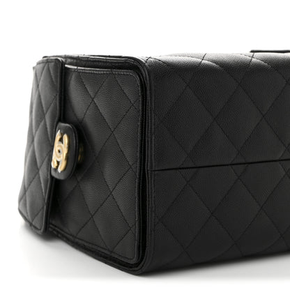 Chanel Caviar Quilted Small Chanel 25 Handbag Black 9 of 11