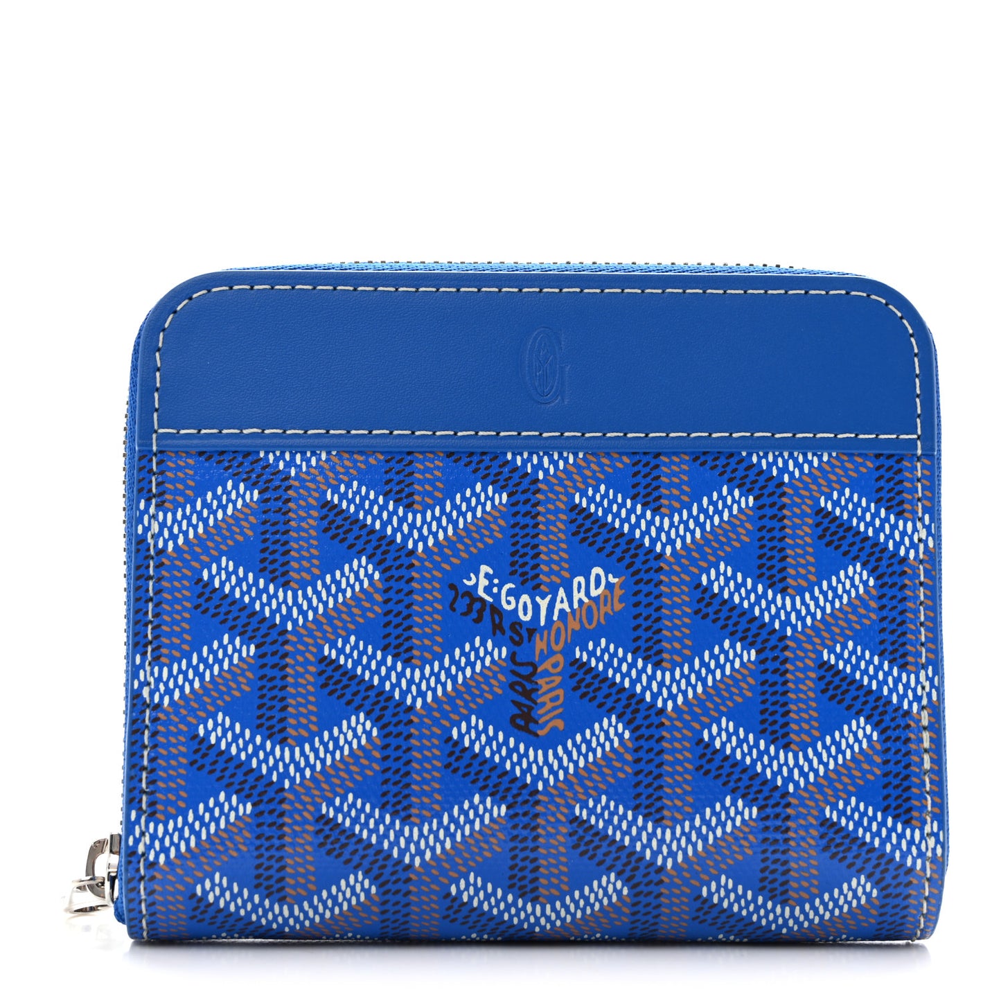 Goyardine Matignon PM Wallet Blue