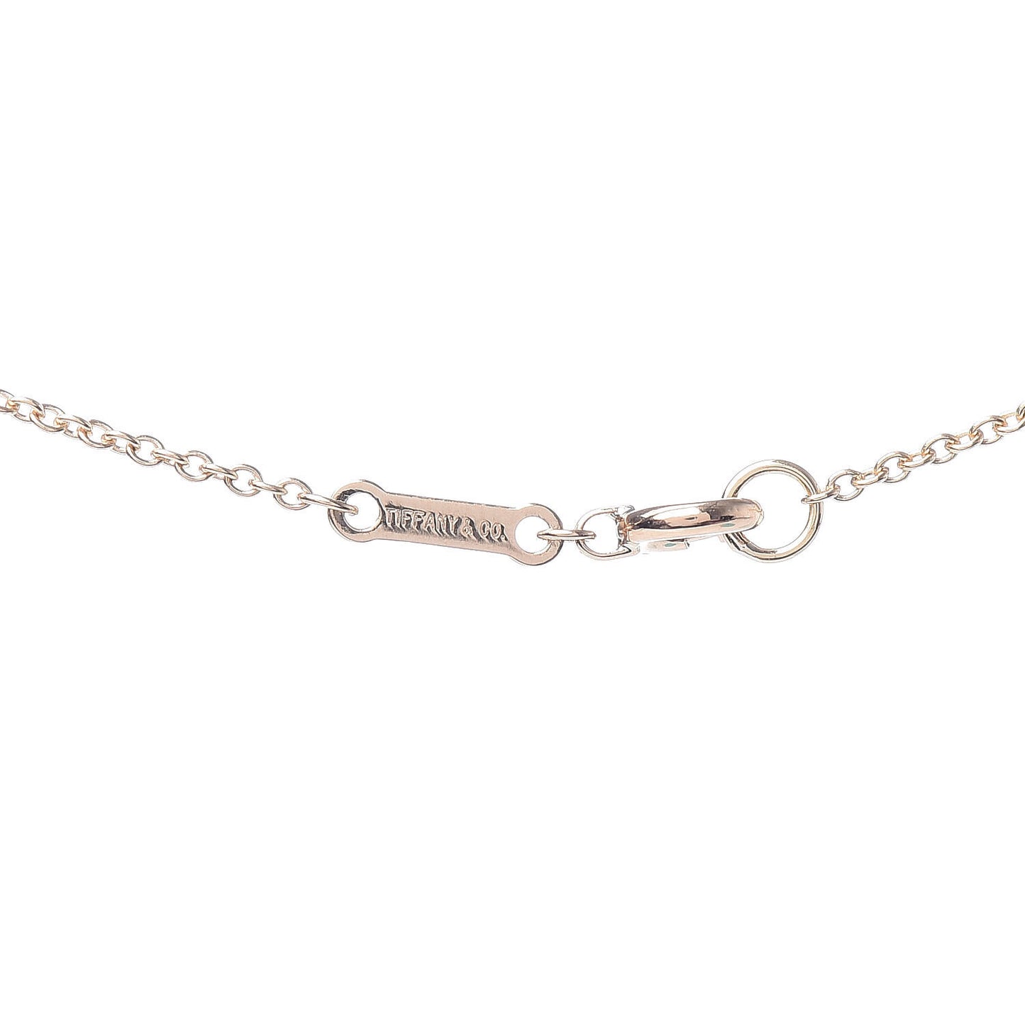 18K Yellow Gold Elsa Peretti Small Open Heart Pendant Necklace