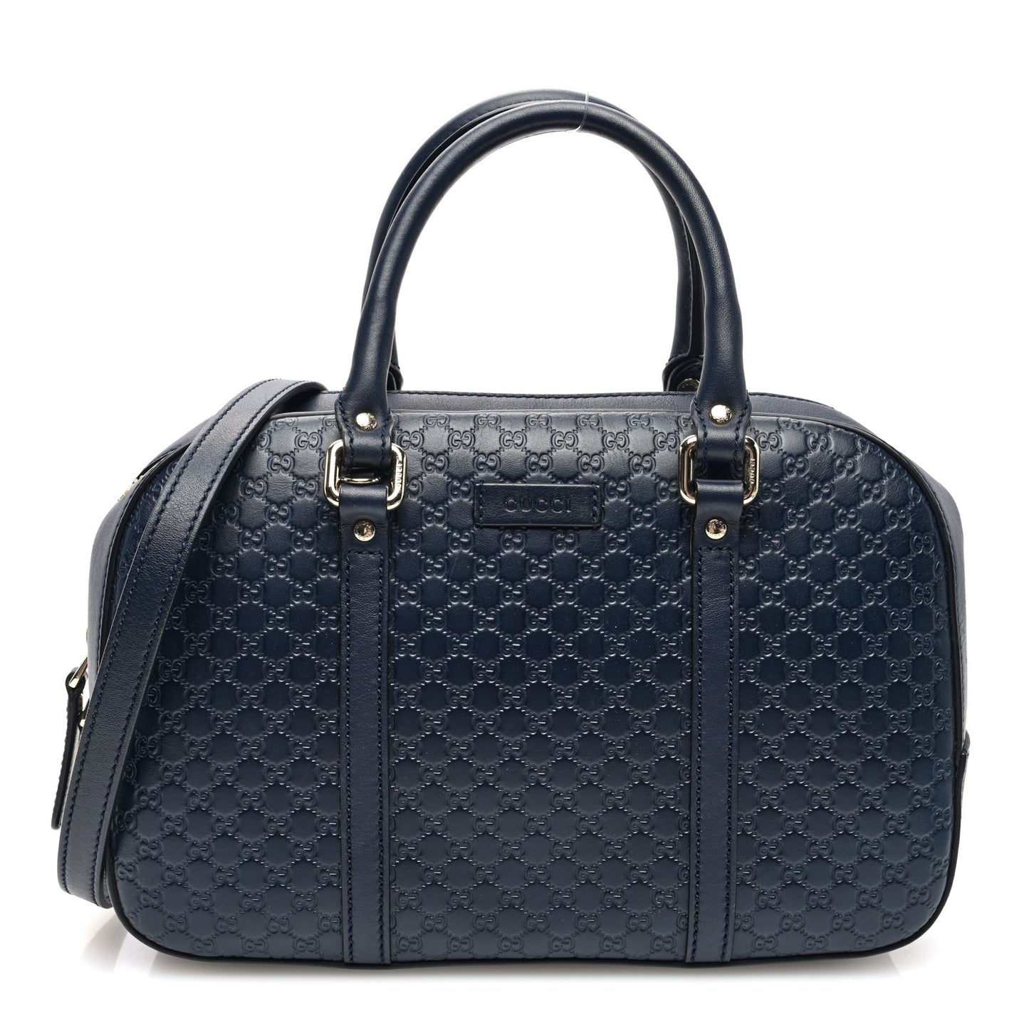 Microguccissima Medium Crossbody Bag Blue