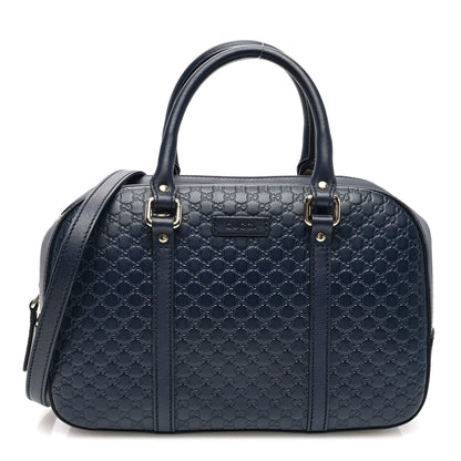 Gucci Microguccissima Medium Crossbody Bag Blue 1 of 10