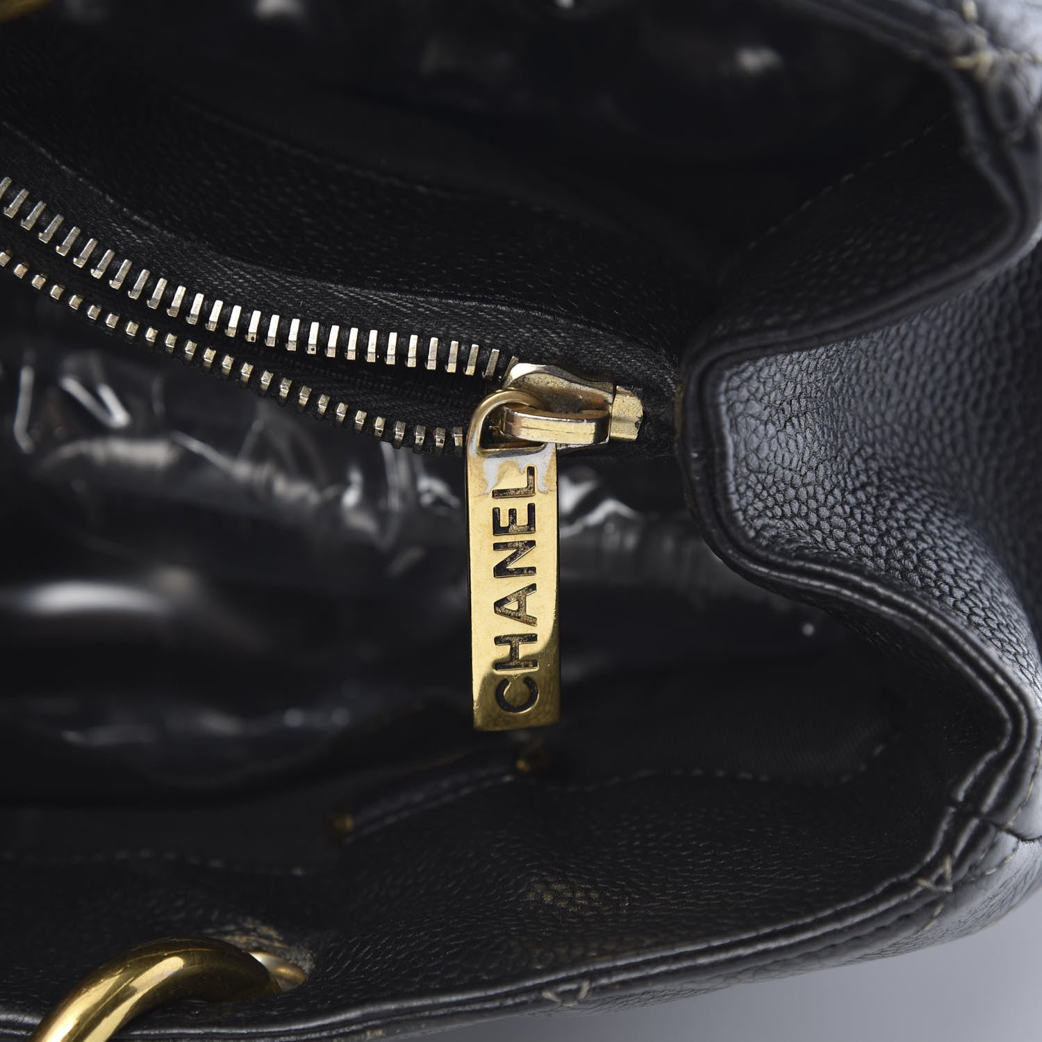 Chanel Caviar Quilted Grand Shopping Tote GST Black 24 of 24