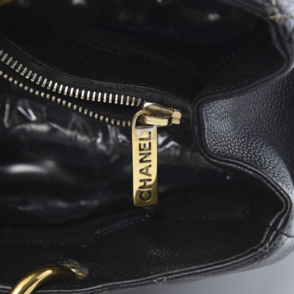 Chanel Caviar Quilted Grand Shopping Tote GST Black 24 of 24