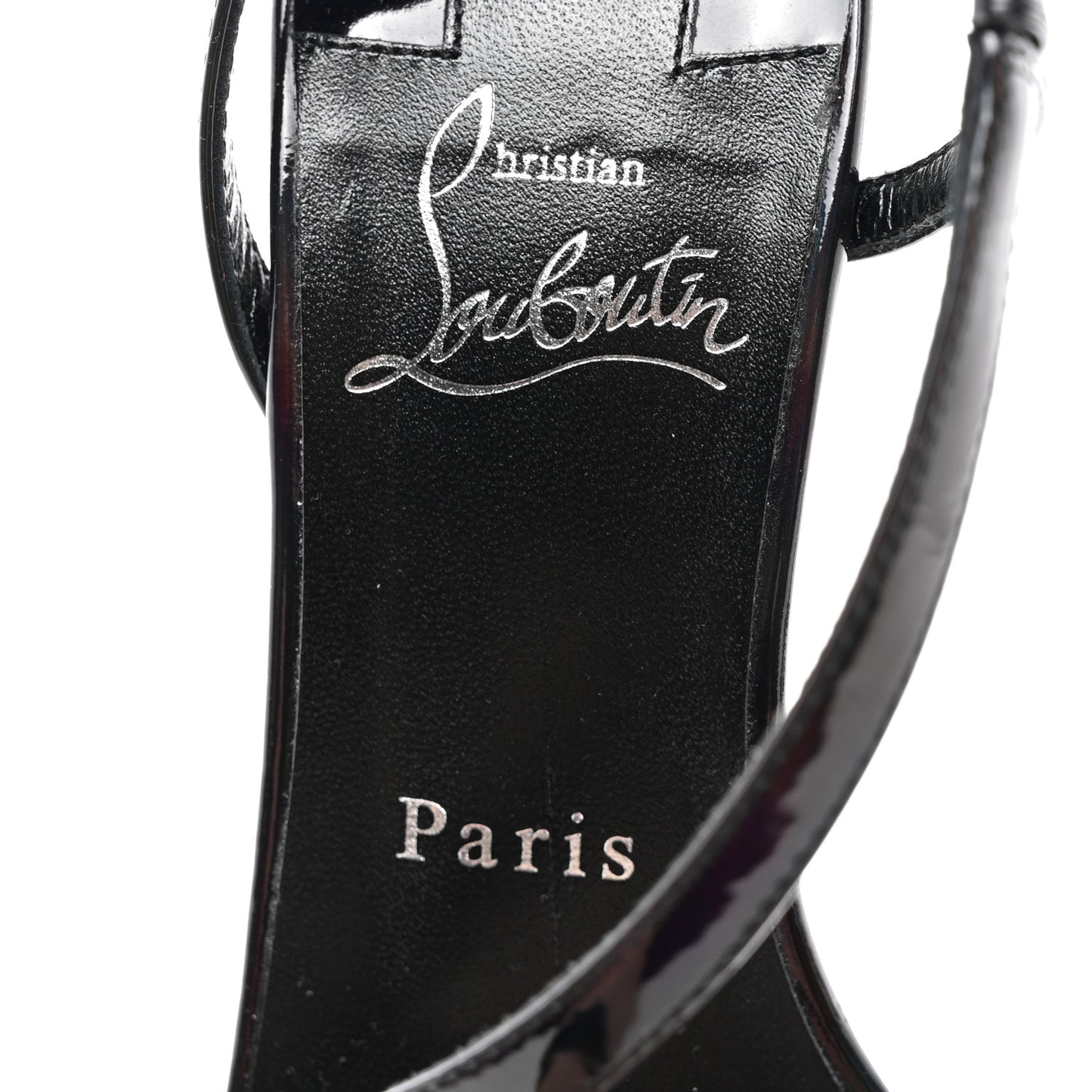 Patent Psychic Rosalie 100 Sandals 36 Black