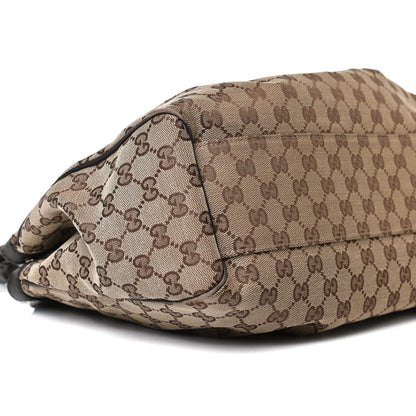 Gucci Monogram Medium Sukey Tote Dark Brown 5 of 17