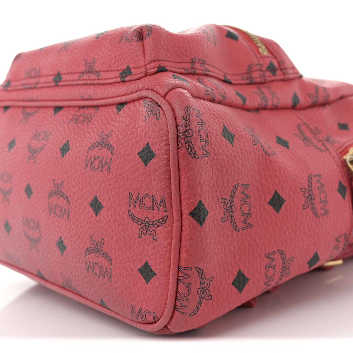 Visetos Studded Small Stark Backpack Red