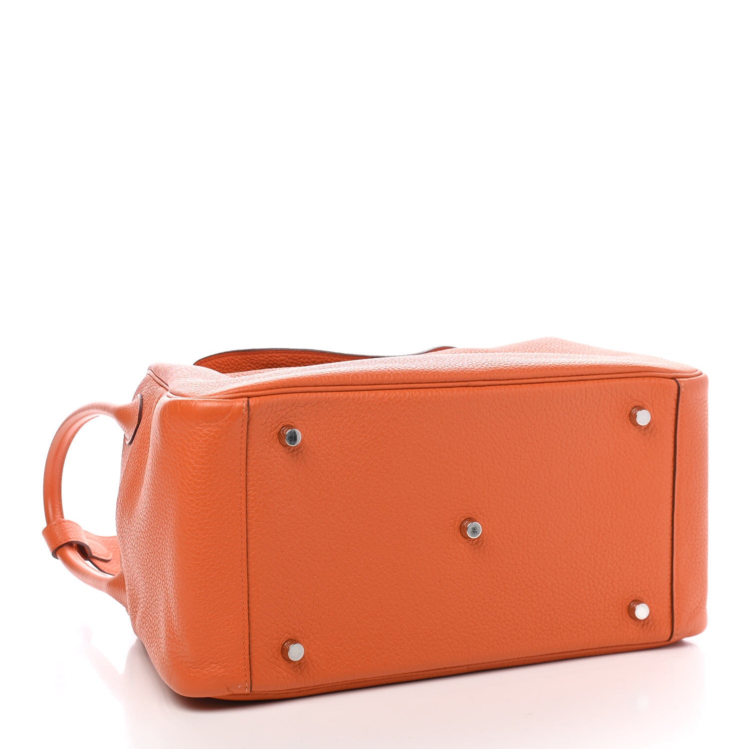 Hermes Taurillon Clemence Lindy 34 Orange 4 of 9