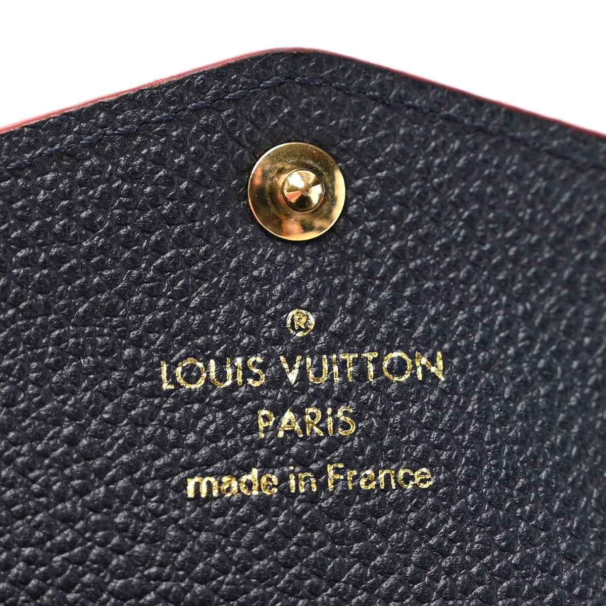 Empreinte Key Pouch Marine Rouge