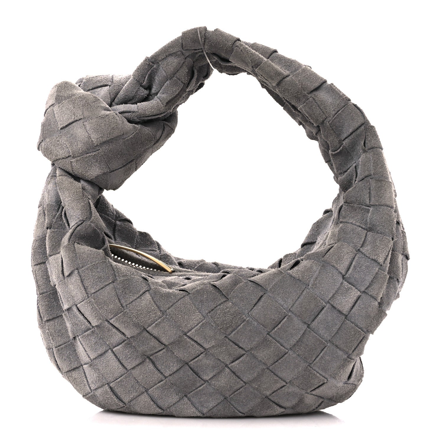 Bottega Veneta Suede Intrecciato Mini Jodie Thunder 1 of 11