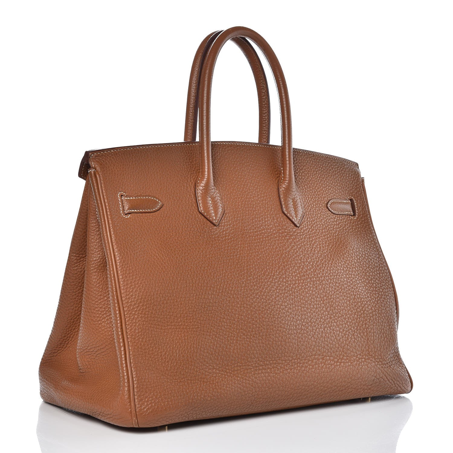 Hermes Taurillon Clemence Birkin 35 Gold 4 of 32