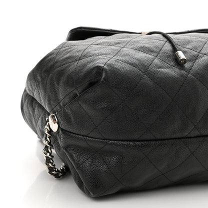 Chanel Grained Calfskin Stitched Braided With Style Backpack Black 9 of 11