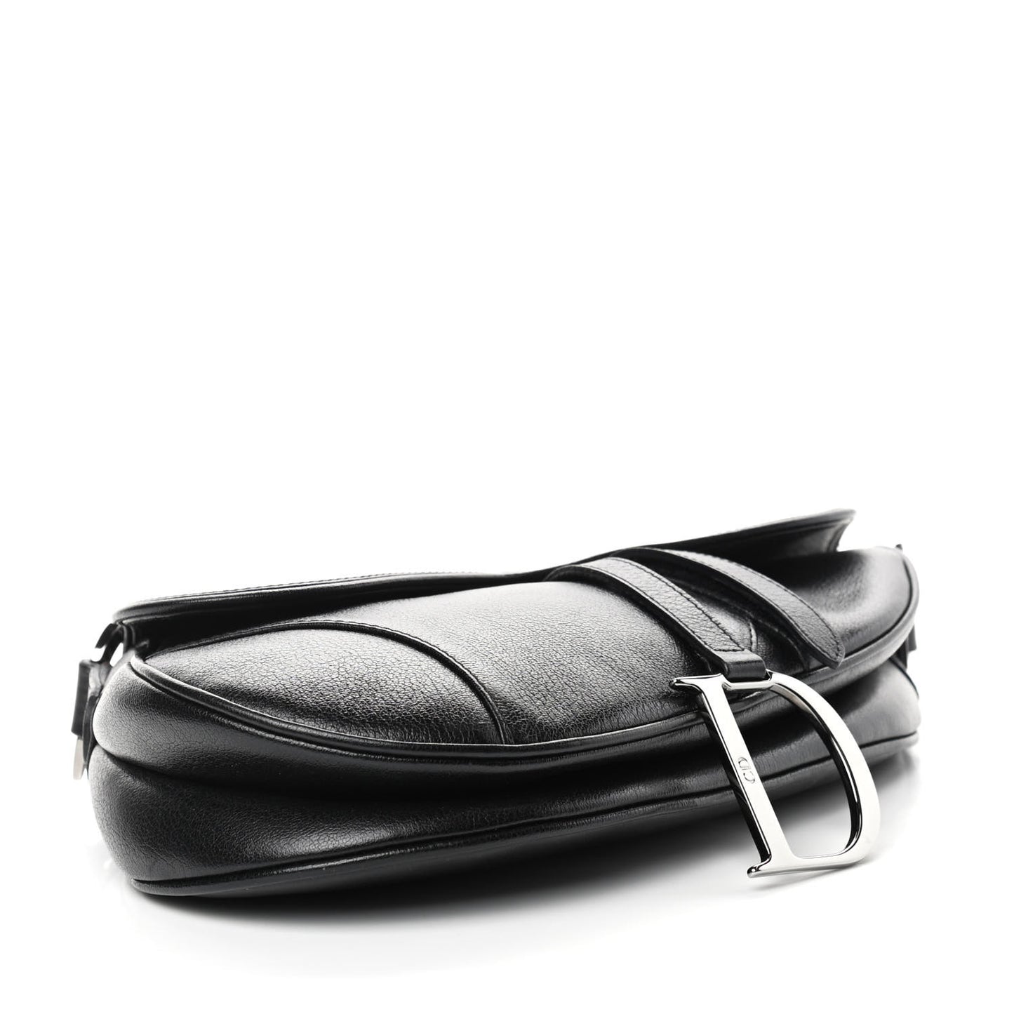 Calfskin Saddle Bag Black